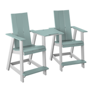 Amish Polybird Modern Tete-A-Tete Set