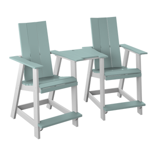 Amish Polybird Modern Tete-A-Tete Set