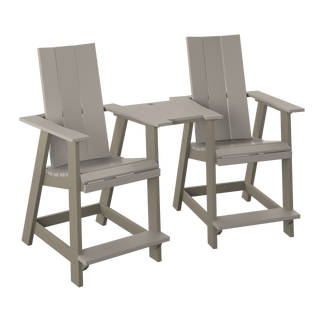 Amish Polybird Modern Tete-A-Tete Set