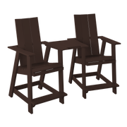 Amish Polybird Modern Tete-A-Tete Set