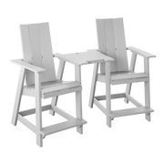 Amish Polybird Modern Tete-A-Tete Set