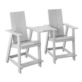 Amish Polybird Modern Tete-A-Tete Set