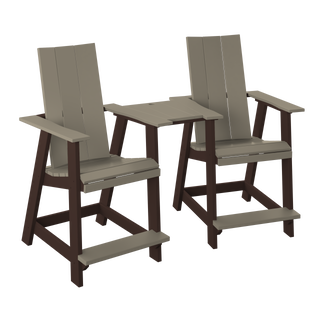 Amish Polybird Modern Tete-A-Tete Set