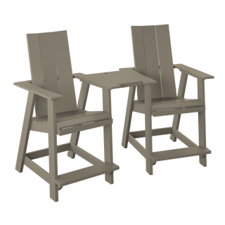 Amish Polybird Modern Tete-A-Tete Set