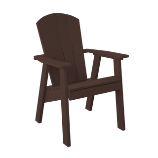 Amish Polybird Adirondack Dining Chair