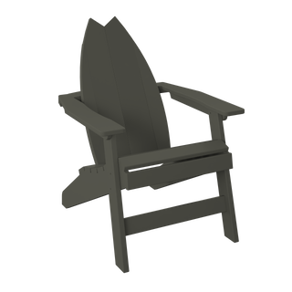 Amish Polybird Surfboard Adirondack Chair - Tail