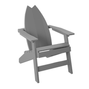Amish Polybird Surfboard Adirondack Chair - Tail
