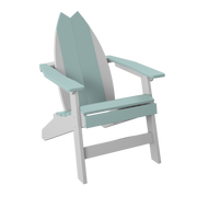 Amish Polybird Surfboard Adirondack Chair - Tail