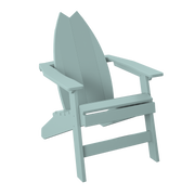 Amish Polybird Surfboard Adirondack Chair - Tail