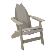 Amish Polybird Surfboard Adirondack Chair - Tail