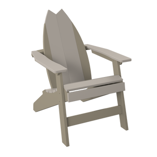 Amish Polybird Surfboard Adirondack Chair - Tail