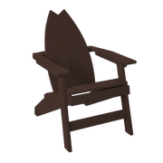 Amish Polybird Surfboard Adirondack Chair - Tail