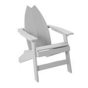 Amish Polybird Surfboard Adirondack Chair - Tail