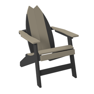 Amish Polybird Surfboard Adirondack Chair - Tail