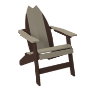 Amish Polybird Surfboard Adirondack Chair - Tail
