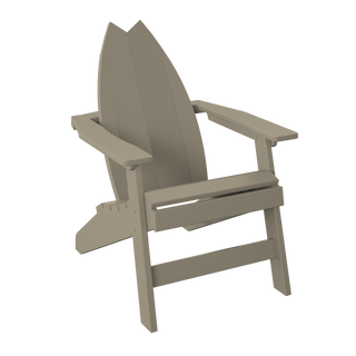 Amish Polybird Surfboard Adirondack Chair - Tail