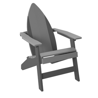 Amish Polybird Surfboard Adirondack Chair - Nose