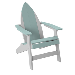 Amish Polybird Surfboard Adirondack Chair - Nose
