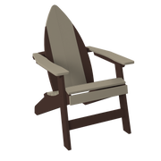 Amish Polybird Surfboard Adirondack Chair - Nose