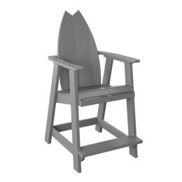 Amish Polybird Surfboard Balcony Chair - Tail