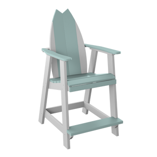 Amish Polybird Surfboard Balcony Chair - Tail