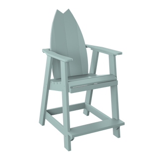 Amish Polybird Surfboard Balcony Chair - Tail