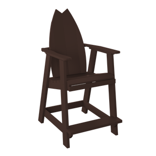 Amish Polybird Surfboard Balcony Chair - Tail