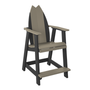 Amish Polybird Surfboard Balcony Chair - Tail