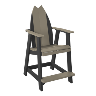Amish Polybird Surfboard Balcony Chair - Tail