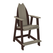 Amish Polybird Surfboard Balcony Chair - Tail