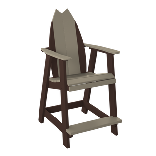 Amish Polybird Surfboard Balcony Chair - Tail