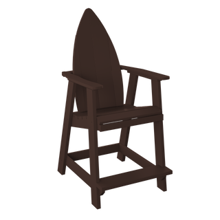 Amish Polybird Surfboard Balcony Chair - Nose