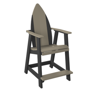 Amish Polybird Surfboard Balcony Chair - Nose