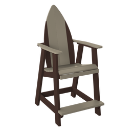 Amish Polybird Surfboard Balcony Chair - Nose