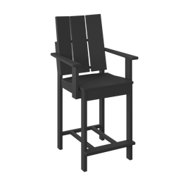 Amish Polybird Counter Height Modern Dining Chair