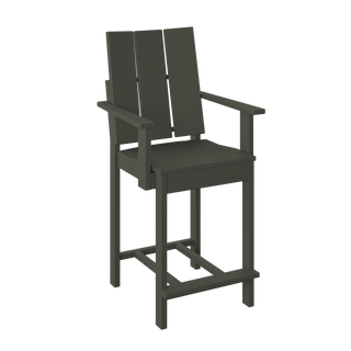 Amish Polybird Counter Height Modern Dining Chair
