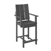 Amish Polybird Counter Height Modern Dining Chair