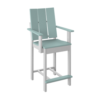 Amish Polybird Counter Height Modern Dining Chair
