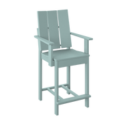 Amish Polybird Counter Height Modern Dining Chair