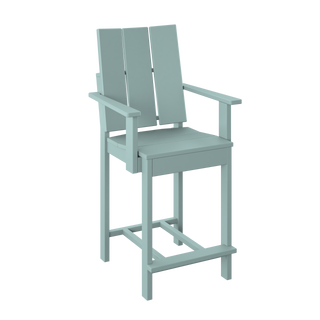 Amish Polybird Counter Height Modern Dining Chair