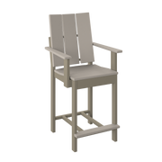 Amish Polybird Counter Height Modern Dining Chair