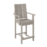 Amish Polybird Counter Height Modern Dining Chair