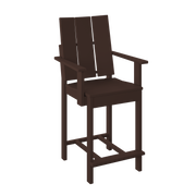 Amish Polybird Counter Height Modern Dining Chair