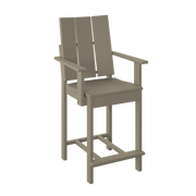 Amish Polybird Counter Height Modern Dining Chair