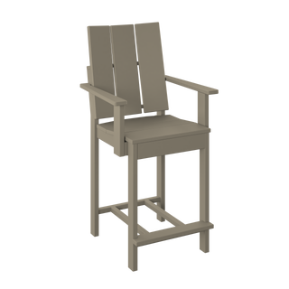 Amish Polybird Counter Height Modern Dining Chair