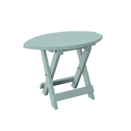 Amish Polybird  Surfboard Folding End Table