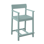 Amish Polybird Counter Height Club Bar Stool