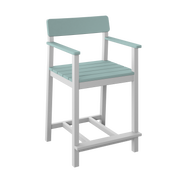 Amish Polybird Counter Height Club Bar Stool