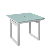 Amish Polybird Modern Square Dining Table