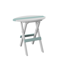 Amish Polybird  Surfboard Balcony End Table